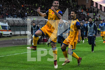 2019-05-29 - La gioia di Marconi (P) dopo il gol del vantaggio - PLAYOFF II TURNO FASE NAZIONALE - AREZZO VS PISA 2 - 3 - ITALIAN SERIE C - SOCCER